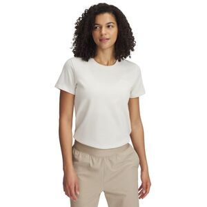 Under Armour Womens/Ladies Heavyweight Branded T-Shirt / White